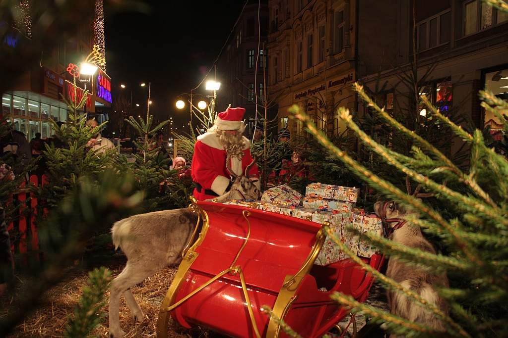 Mikołaj w Galerii Gwarnej