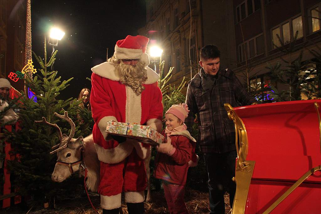 Mikołaj w Galerii Gwarnej
