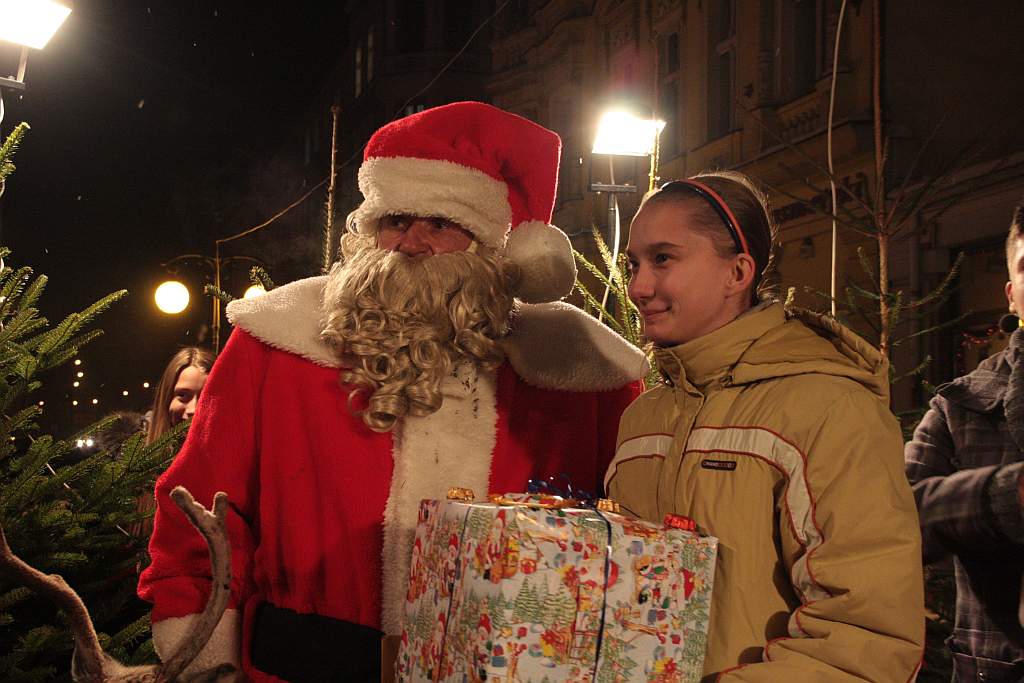 Mikołaj w Galerii Gwarnej