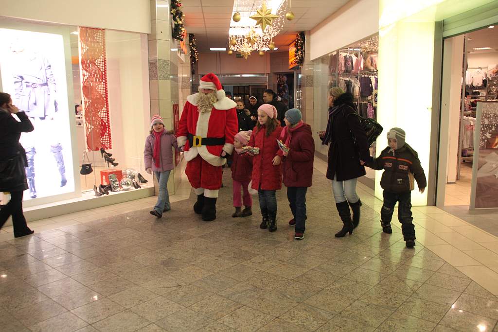 Mikołaj w Galerii Gwarnej
