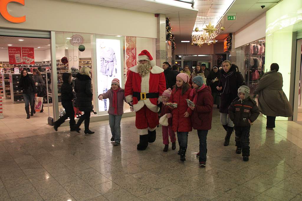 Mikołaj w Galerii Gwarnej