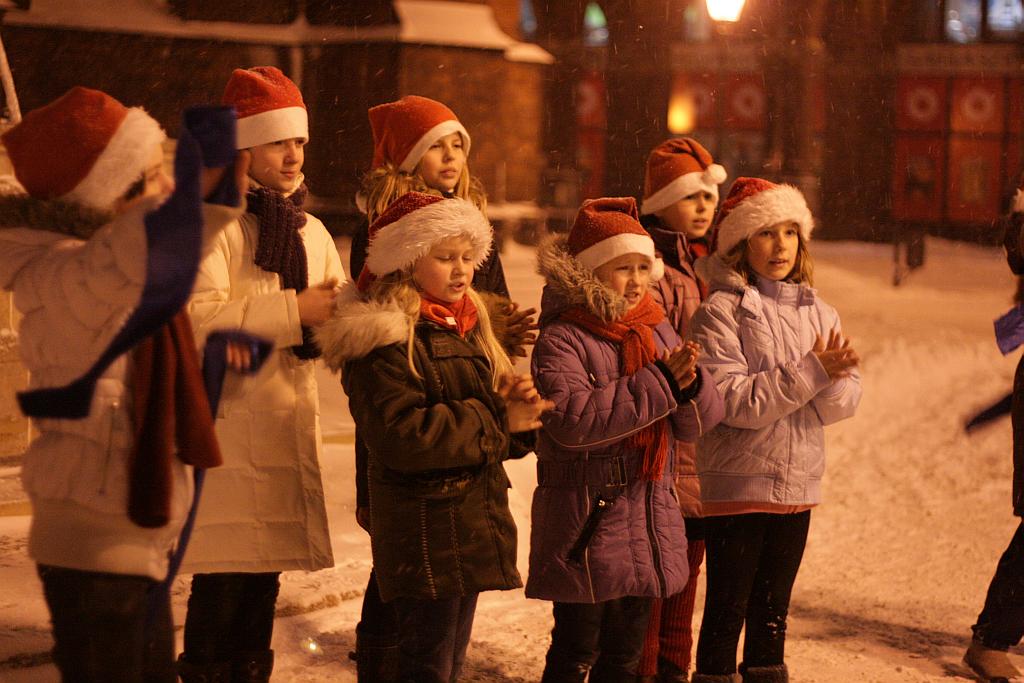 Legnicki rynek pięknie świeci