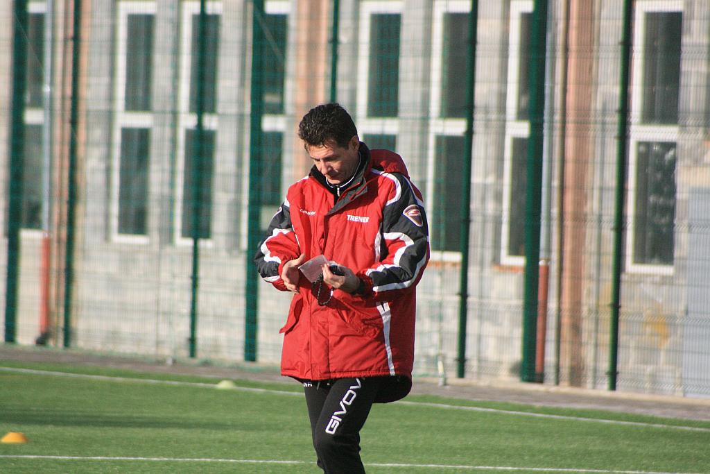 Trening piłkarzy Miedzi