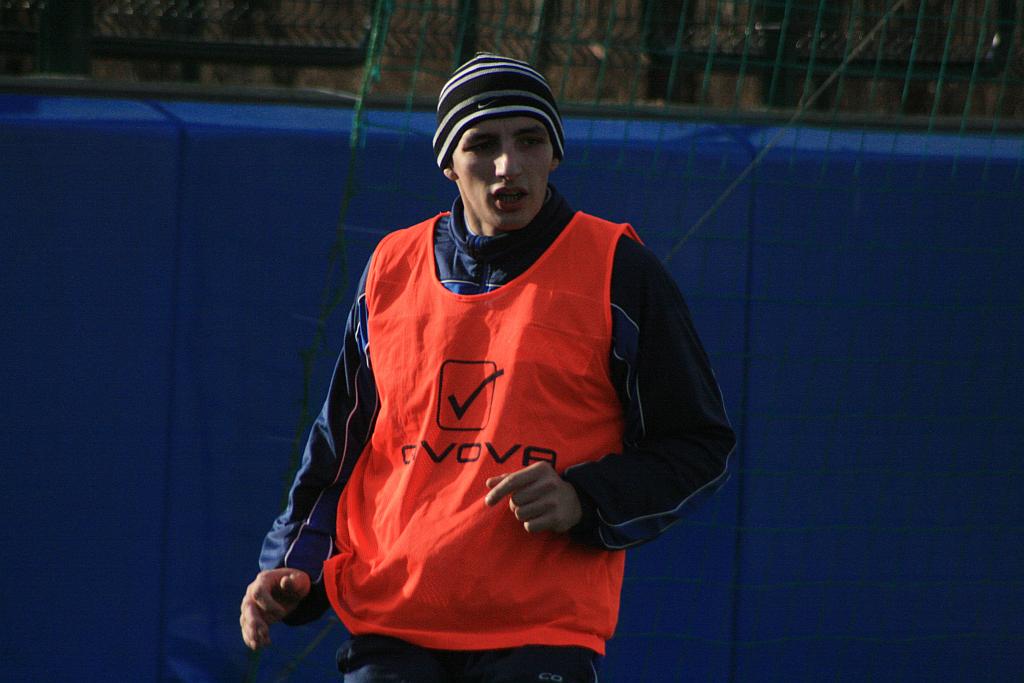 Trening piłkarzy Miedzi