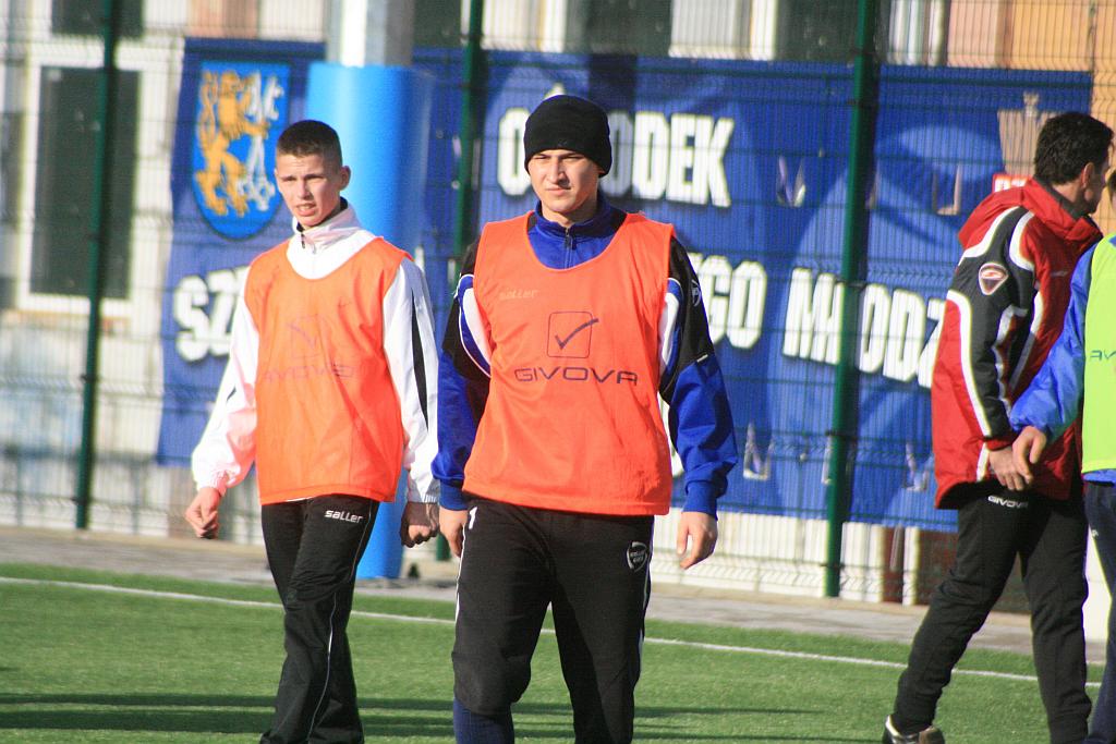 Trening piłkarzy Miedzi