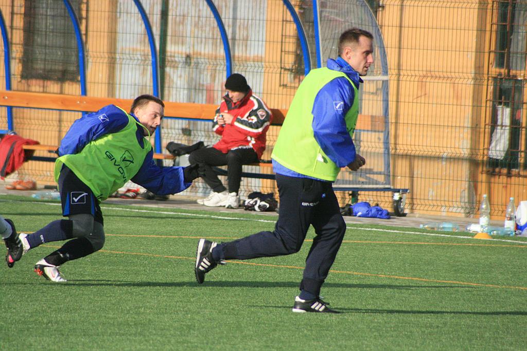 Trening piłkarzy Miedzi