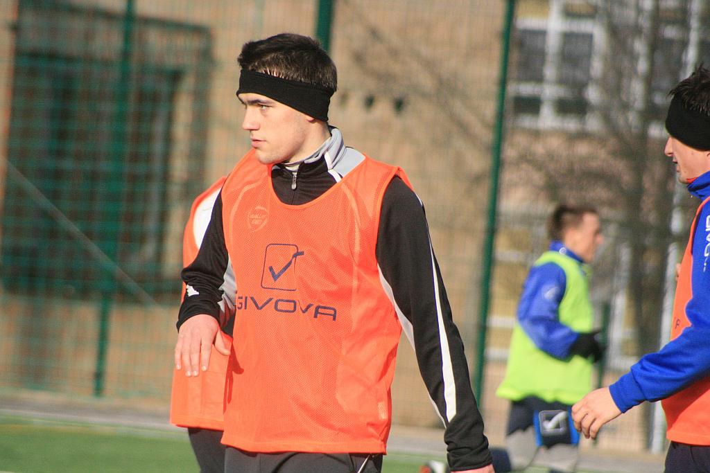Trening piłkarzy Miedzi