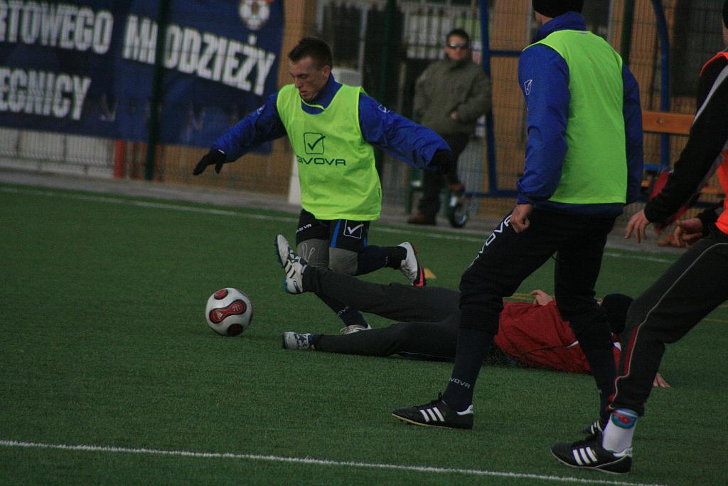 Trening piłkarzy Miedzi