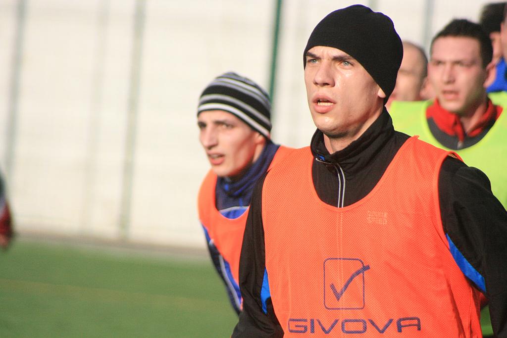 Trening piłkarzy Miedzi
