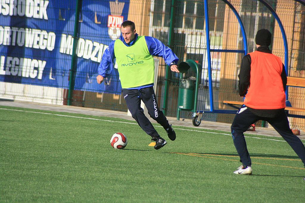 Trening piłkarzy Miedzi