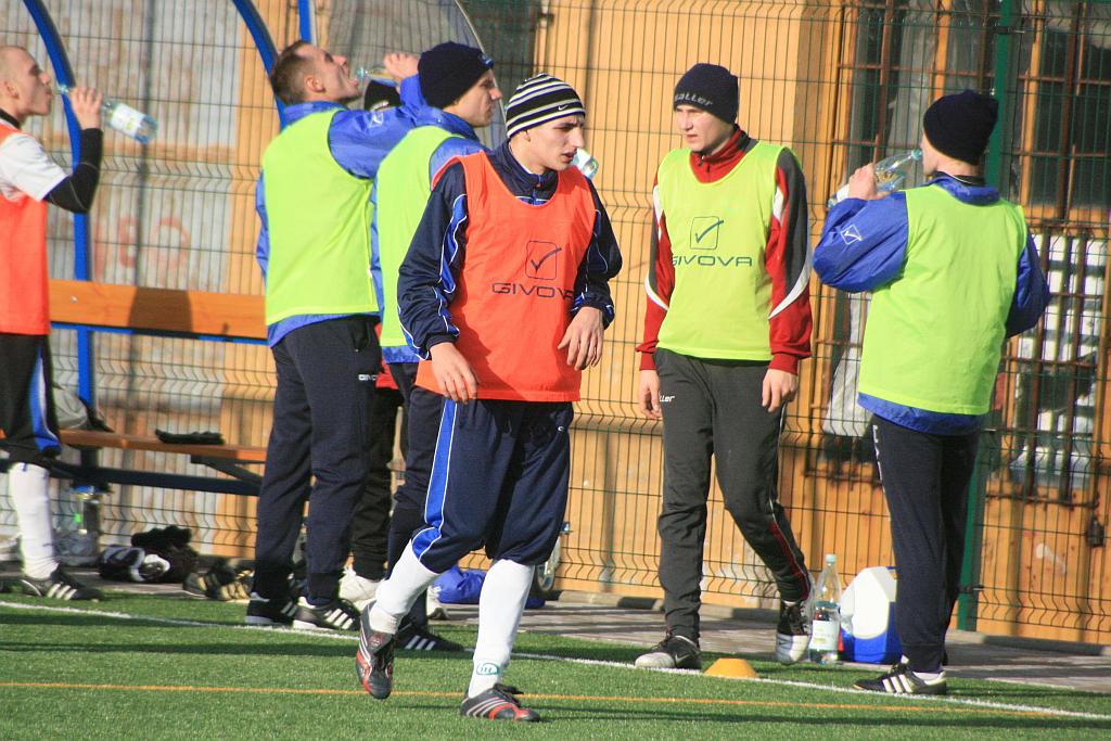 Trening piłkarzy Miedzi