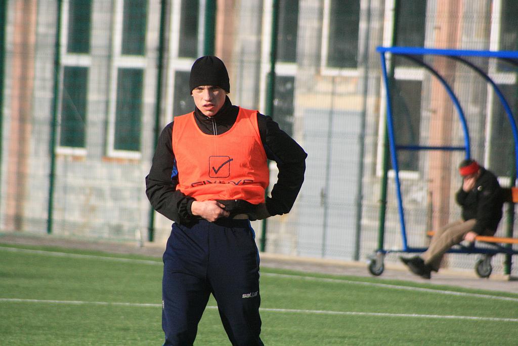 Trening piłkarzy Miedzi