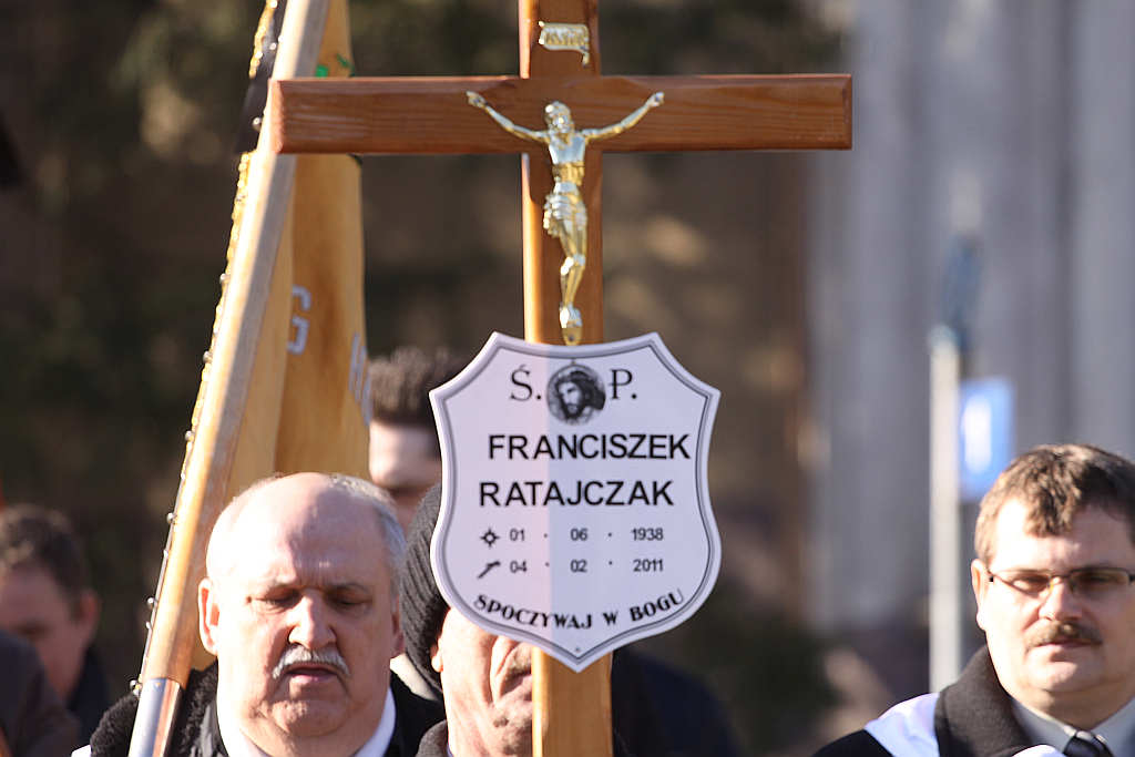 Pogrzeb Franciszka Ratajczaka