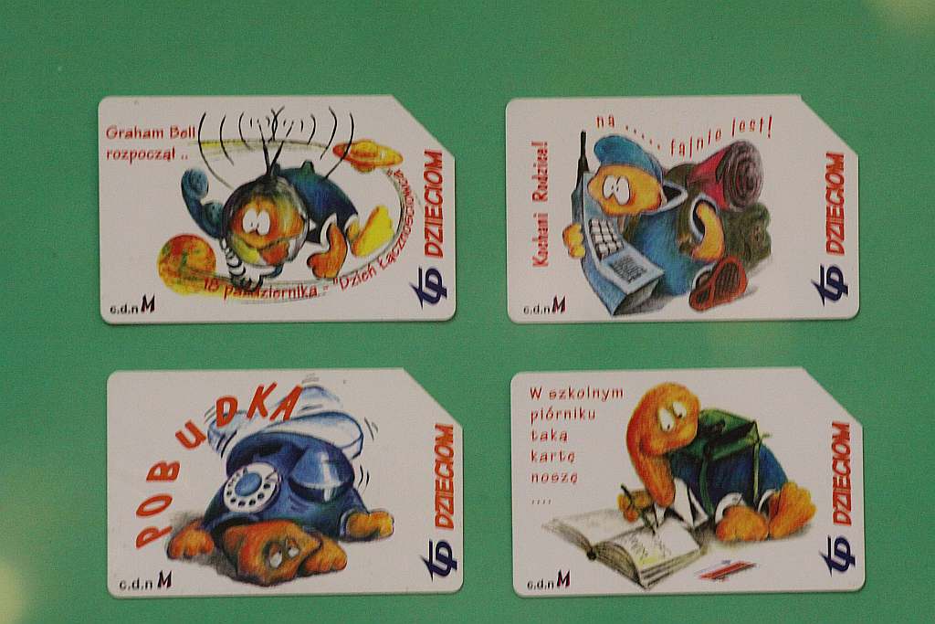 Wystawa kart telefonicznych