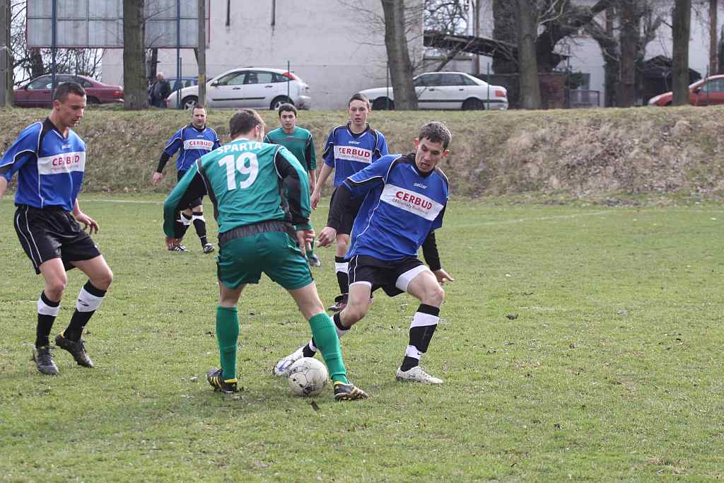 Błękitni - Sparta 1:3