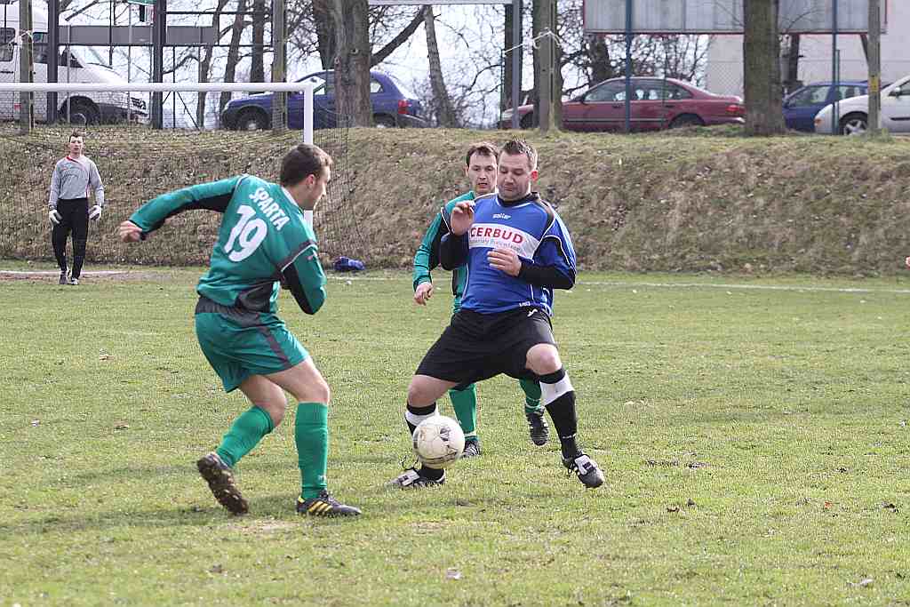 Błękitni - Sparta 1:3