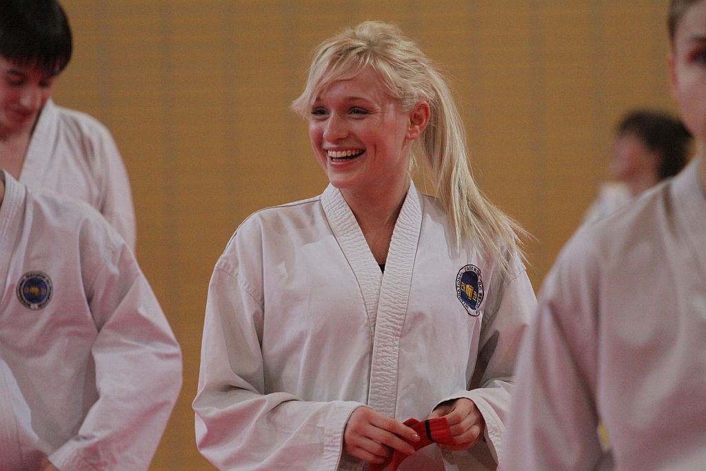 Trening Legnickiego Klubu Taekwondo