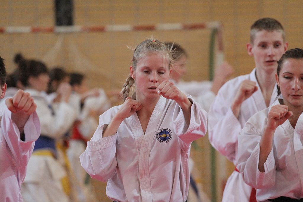Trening Legnickiego Klubu Taekwondo