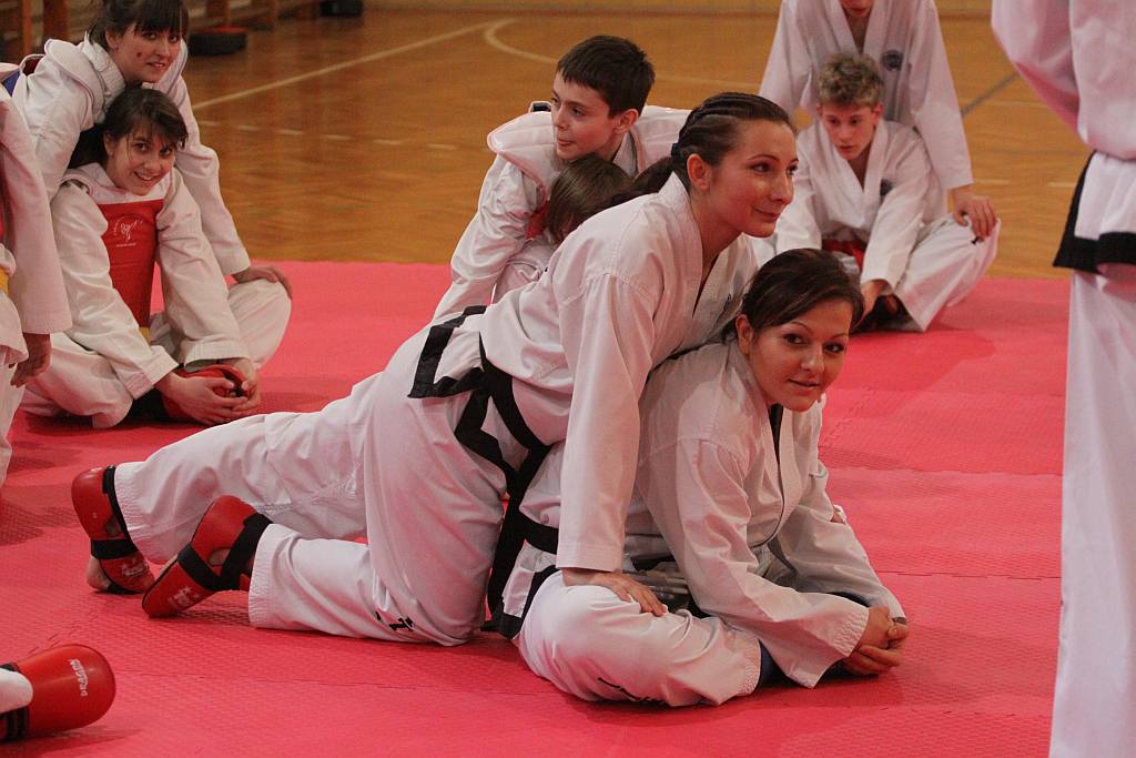 Trening Legnickiego Klubu Taekwondo