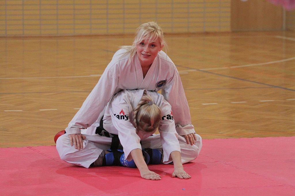 Trening Legnickiego Klubu Taekwondo