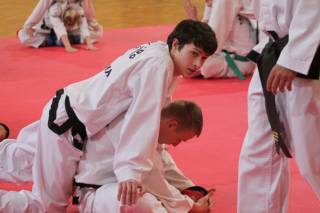 Trening Legnickiego Klubu Taekwondo