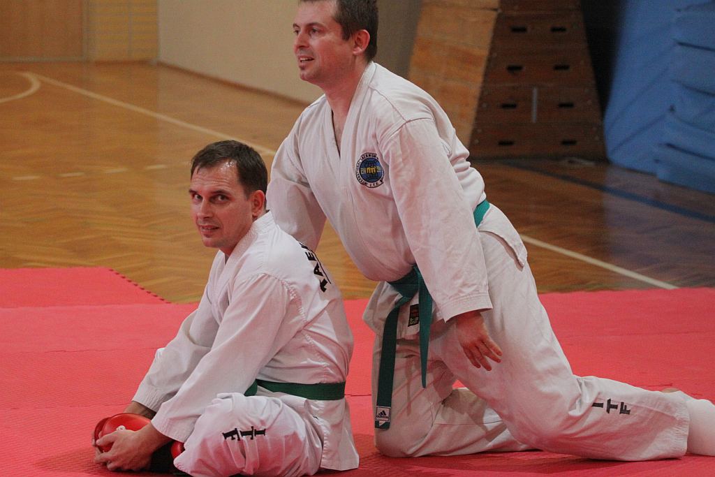 Trening Legnickiego Klubu Taekwondo