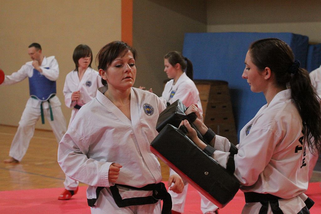 Trening Legnickiego Klubu Taekwondo