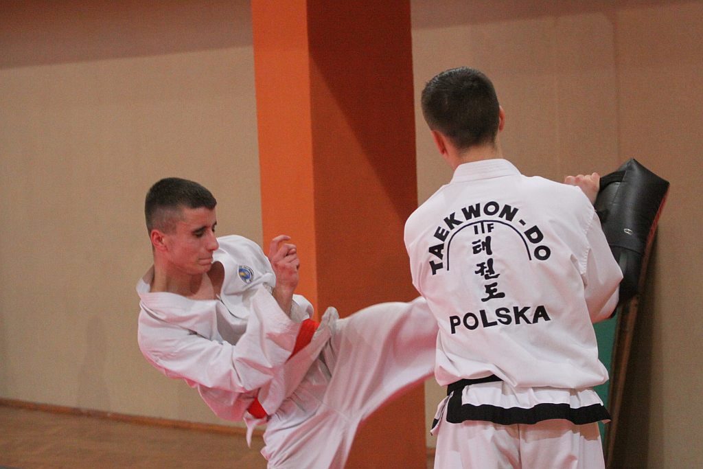 Trening Legnickiego Klubu Taekwondo