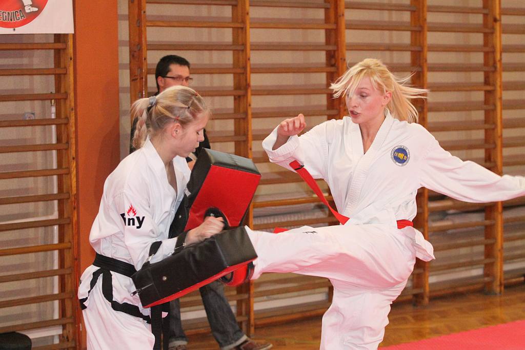 Trening Legnickiego Klubu Taekwondo