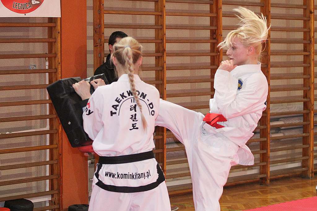 Trening Legnickiego Klubu Taekwondo