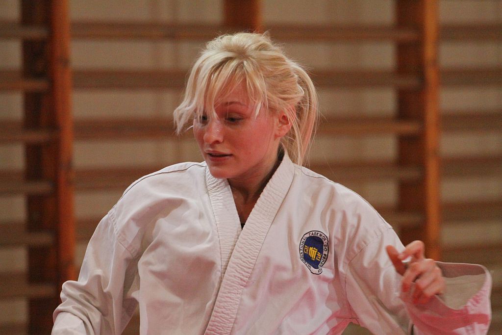Trening Legnickiego Klubu Taekwondo