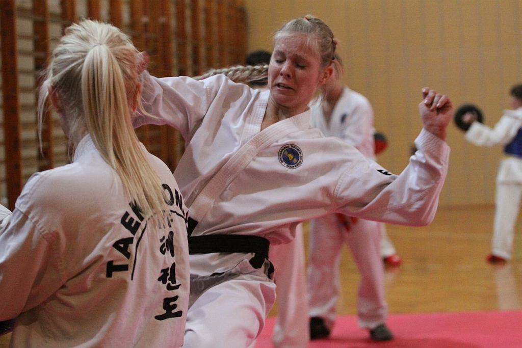 Trening Legnickiego Klubu Taekwondo