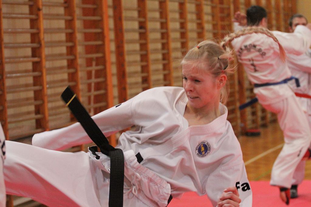 Trening Legnickiego Klubu Taekwondo