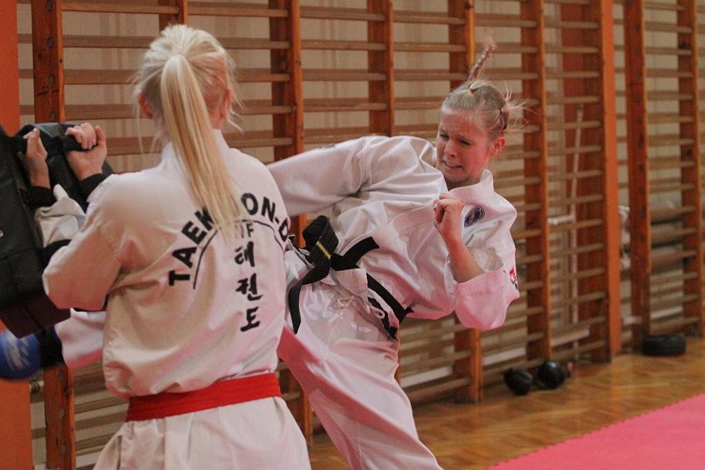 Trening Legnickiego Klubu Taekwondo