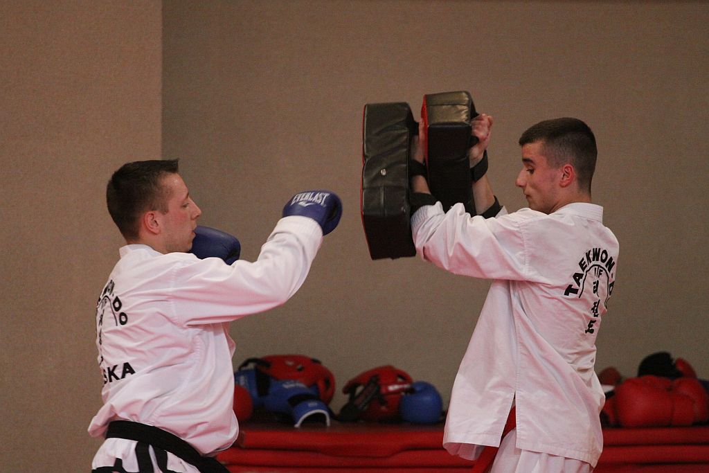 Trening Legnickiego Klubu Taekwondo