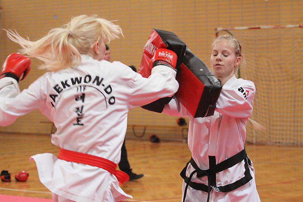 Trening Legnickiego Klubu Taekwondo