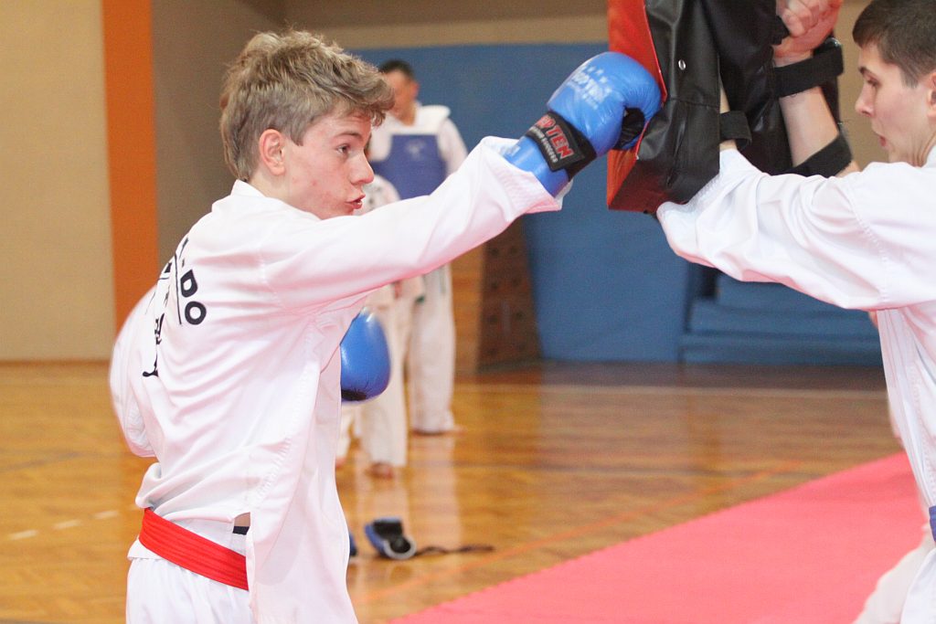 Trening Legnickiego Klubu Taekwondo