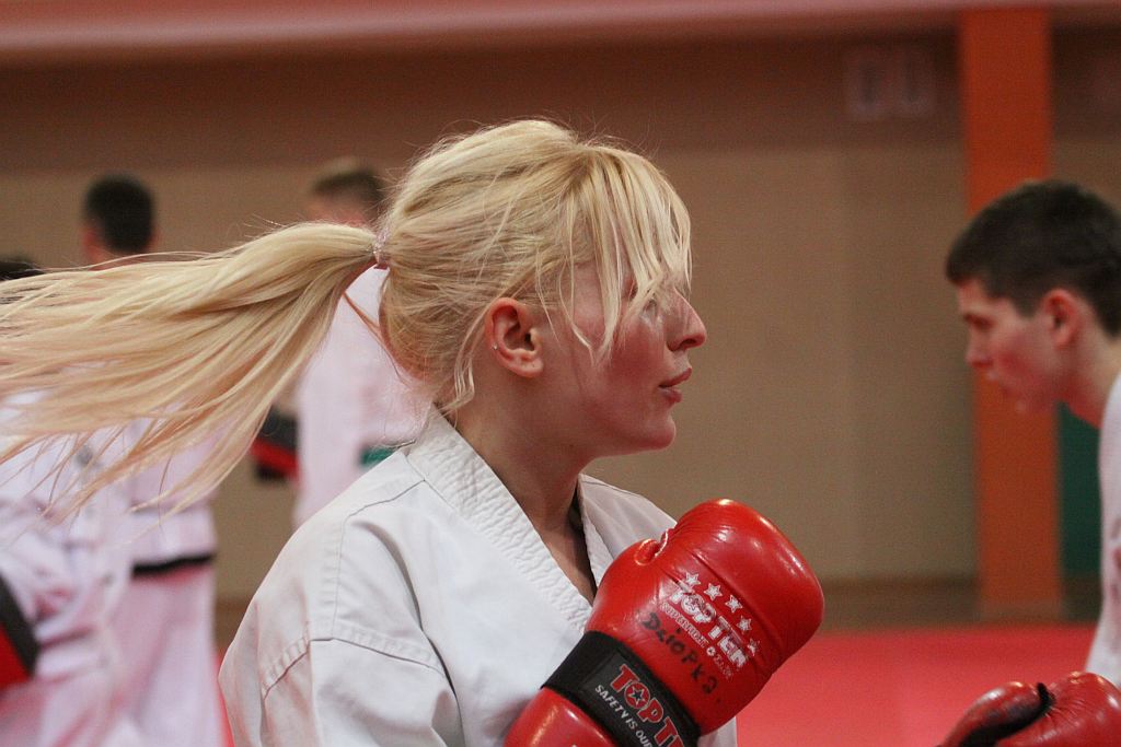 Trening Legnickiego Klubu Taekwondo