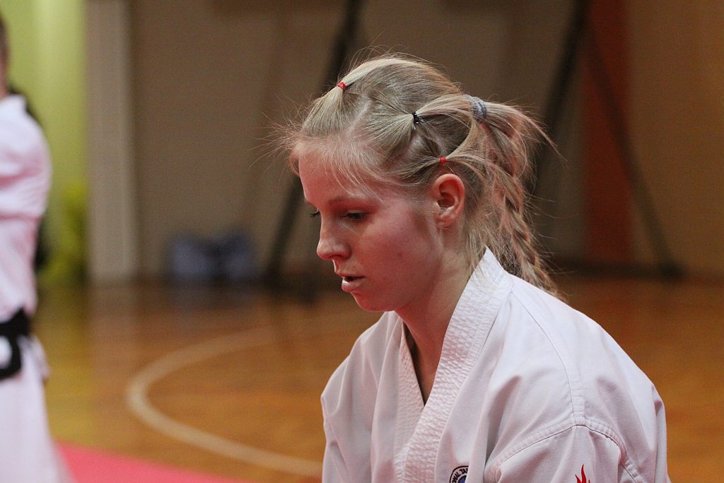 Trening Legnickiego Klubu Taekwondo
