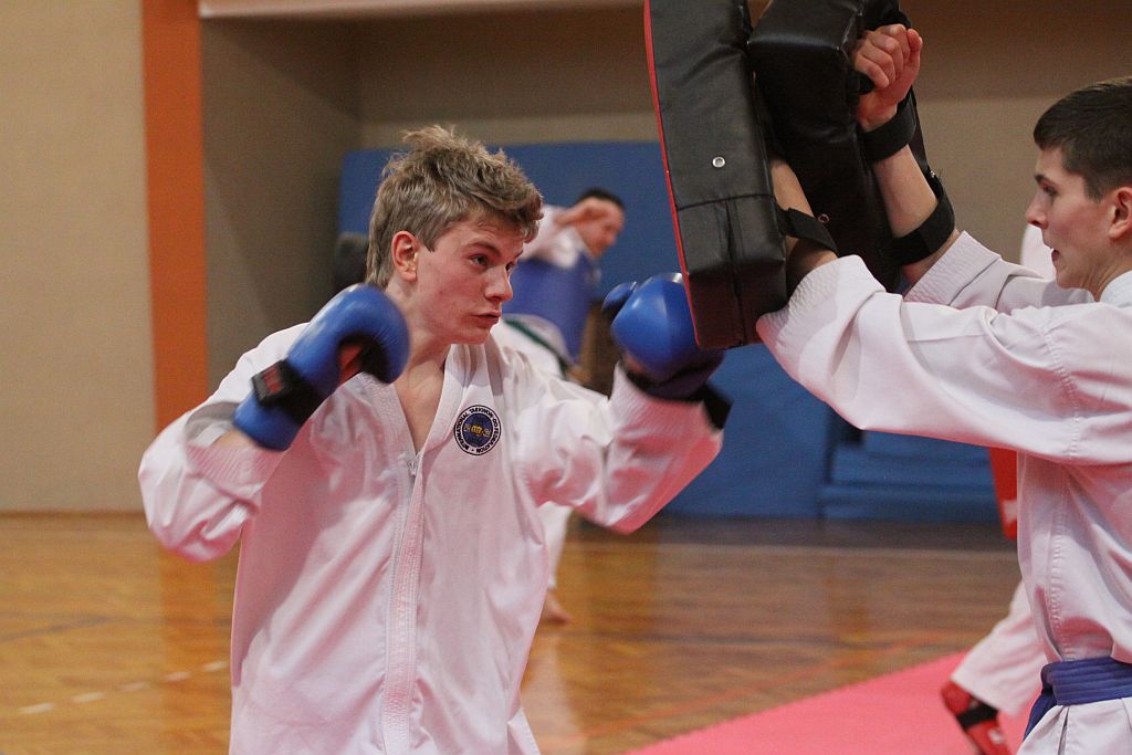 Trening Legnickiego Klubu Taekwondo