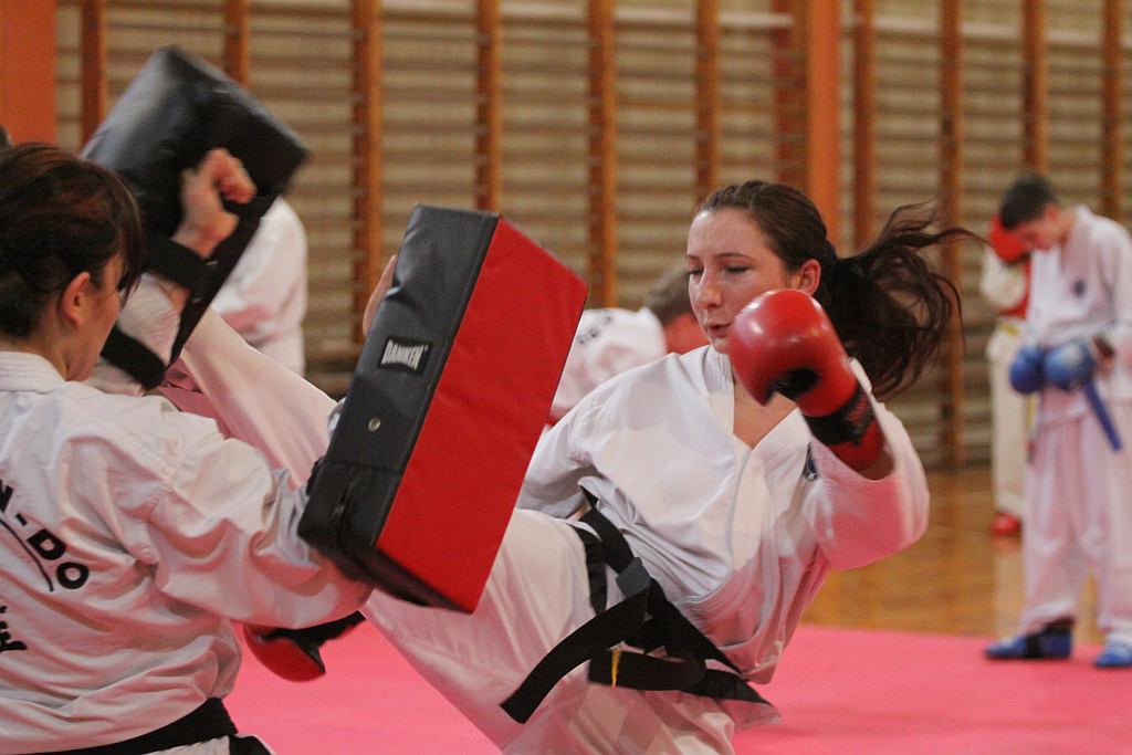 Trening Legnickiego Klubu Taekwondo