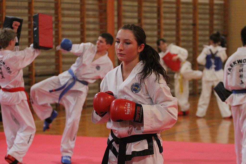 Trening Legnickiego Klubu Taekwondo