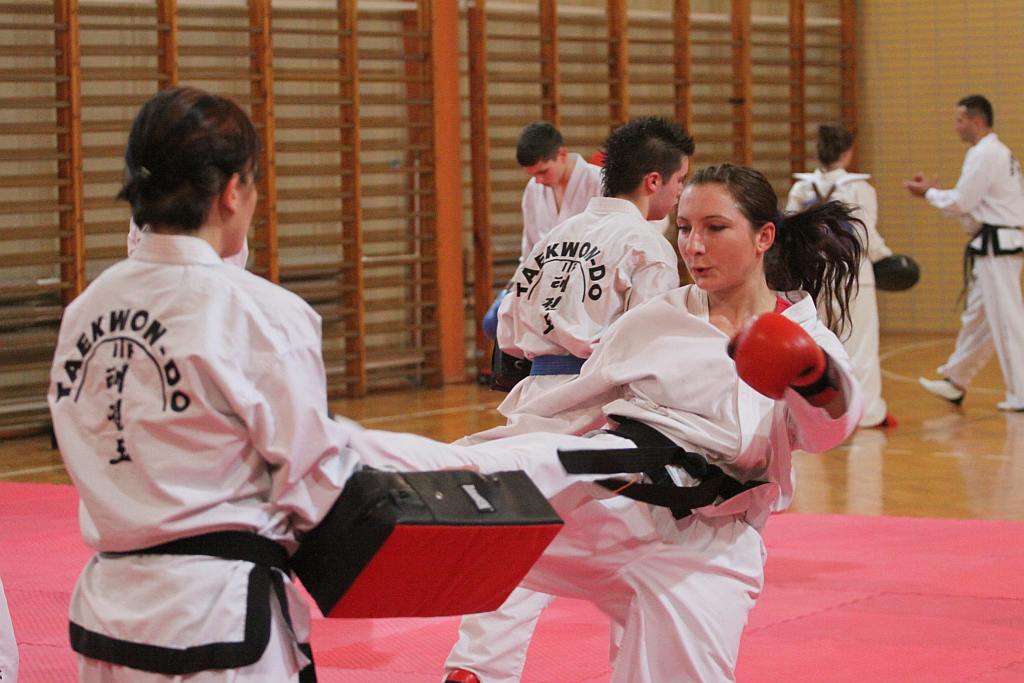 Trening Legnickiego Klubu Taekwondo