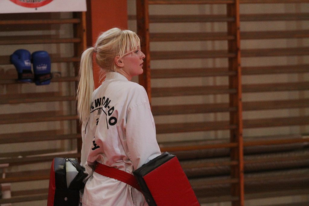 Trening Legnickiego Klubu Taekwondo