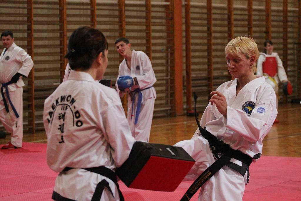 Trening Legnickiego Klubu Taekwondo