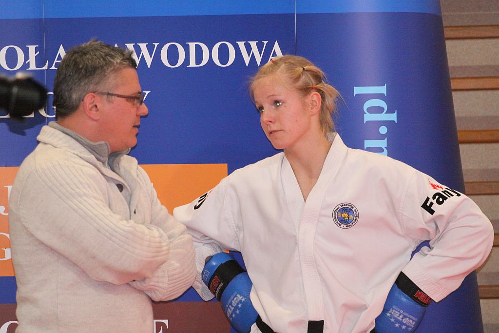Trening Legnickiego Klubu Taekwondo