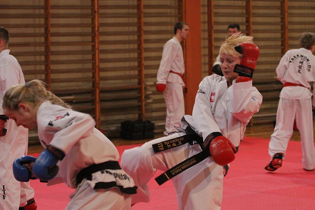 Trening Legnickiego Klubu Taekwondo