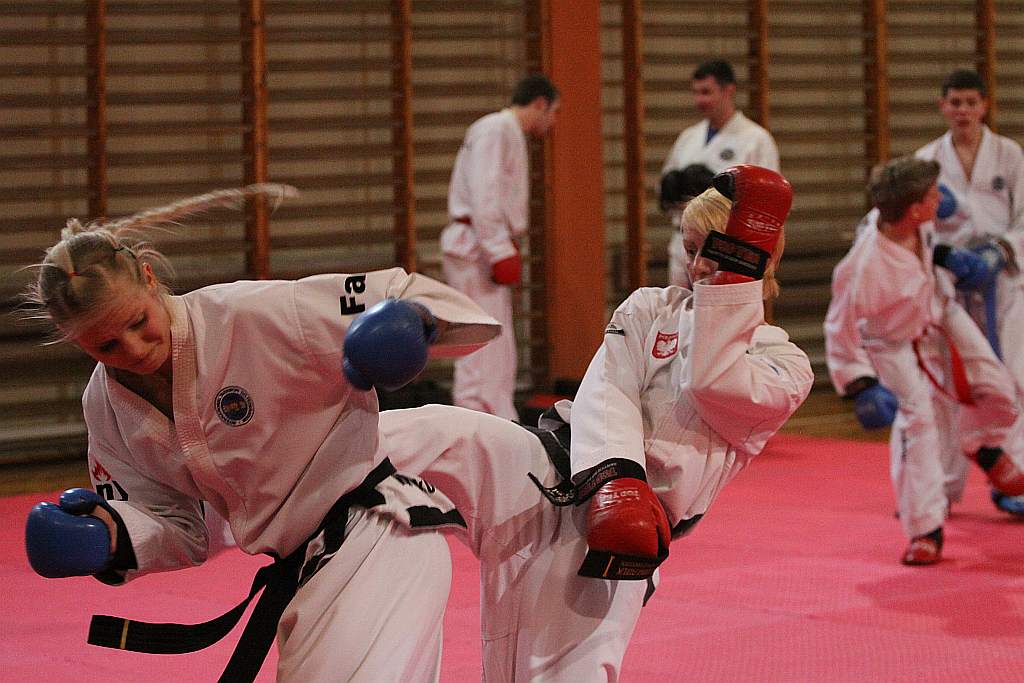 Trening Legnickiego Klubu Taekwondo