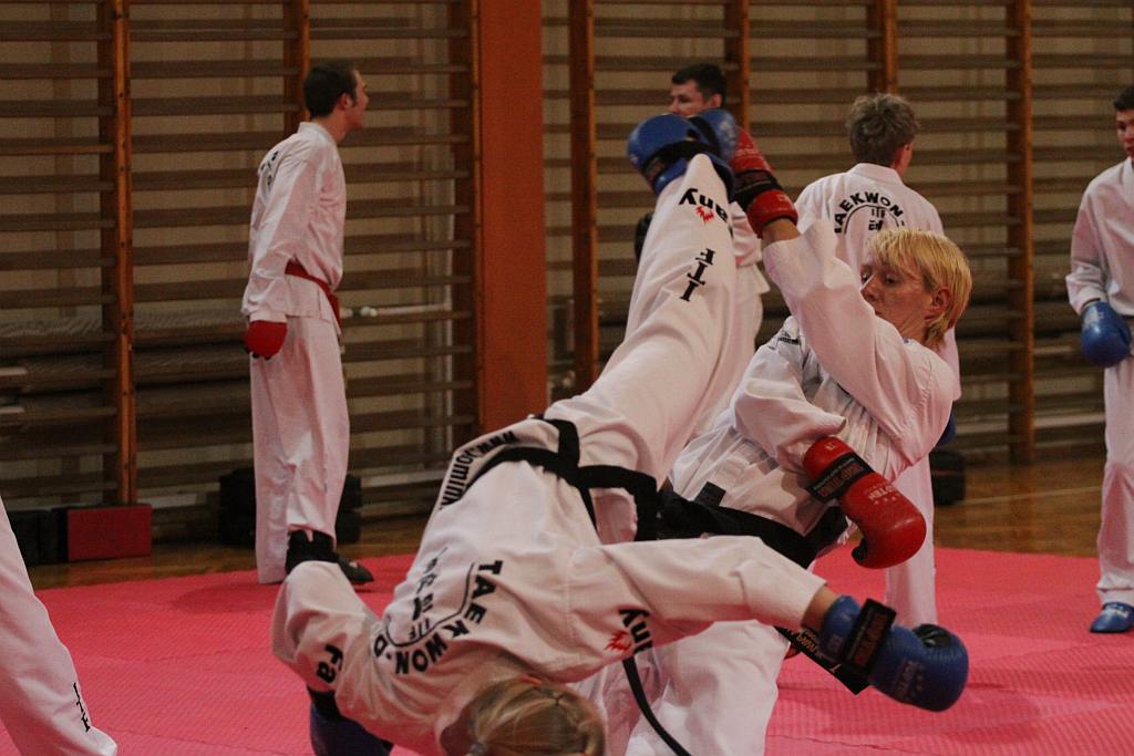 Trening Legnickiego Klubu Taekwondo