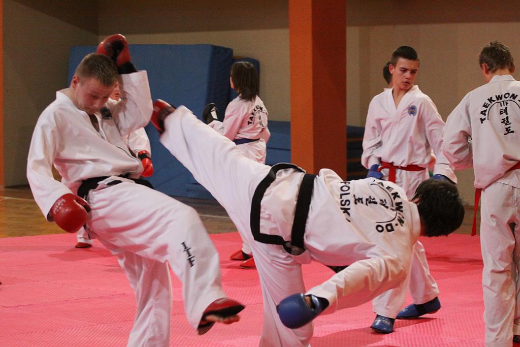 Trening Legnickiego Klubu Taekwondo